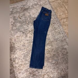 2 pair vintage Wrangler Dark Blue Denim Jeans